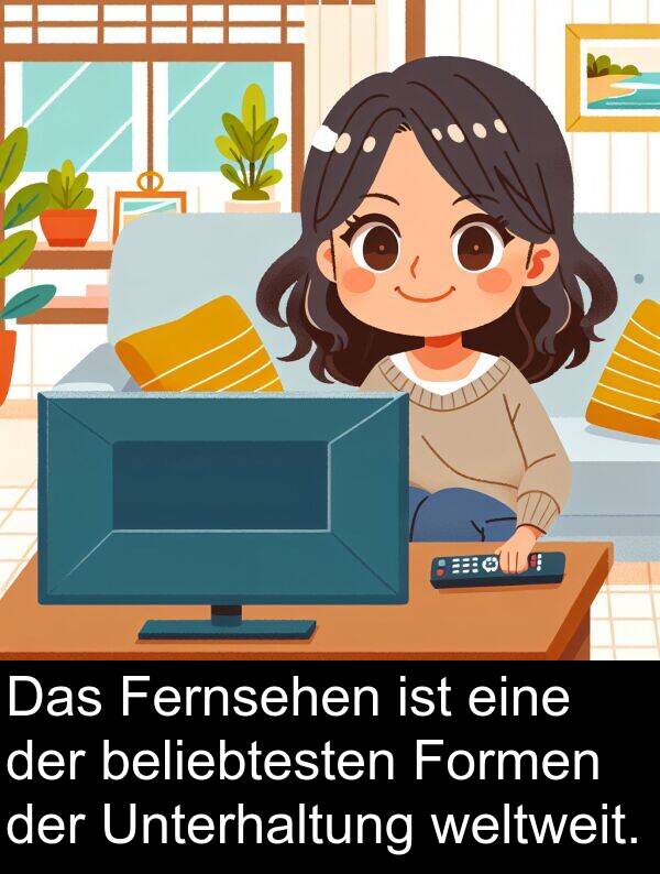 Fernsehen: Das Fernsehen ist eine der beliebtesten Formen der Unterhaltung weltweit.