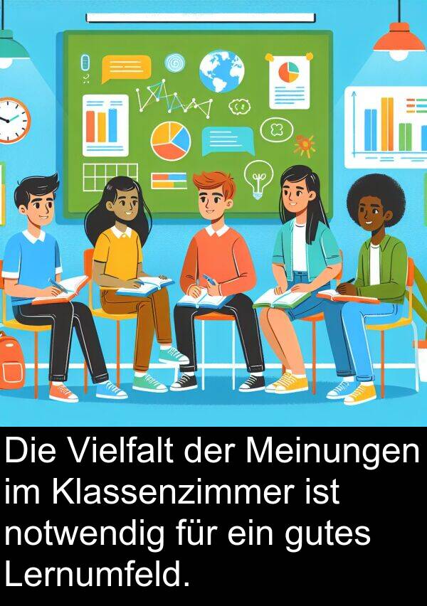 notwendig: Die Vielfalt der Meinungen im Klassenzimmer ist notwendig für ein gutes Lernumfeld.