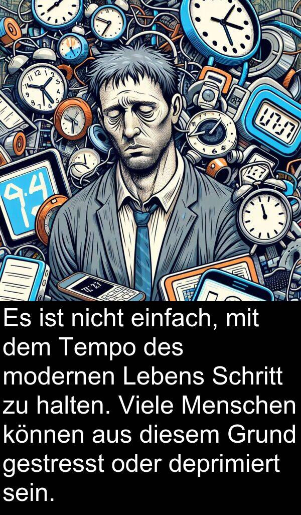 deprimiert: Es ist nicht einfach, mit dem Tempo des modernen Lebens Schritt zu halten. Viele Menschen können aus diesem Grund gestresst oder deprimiert sein.