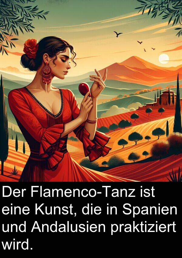 Spanien: Der Flamenco-Tanz ist eine Kunst, die in Spanien und Andalusien praktiziert wird.