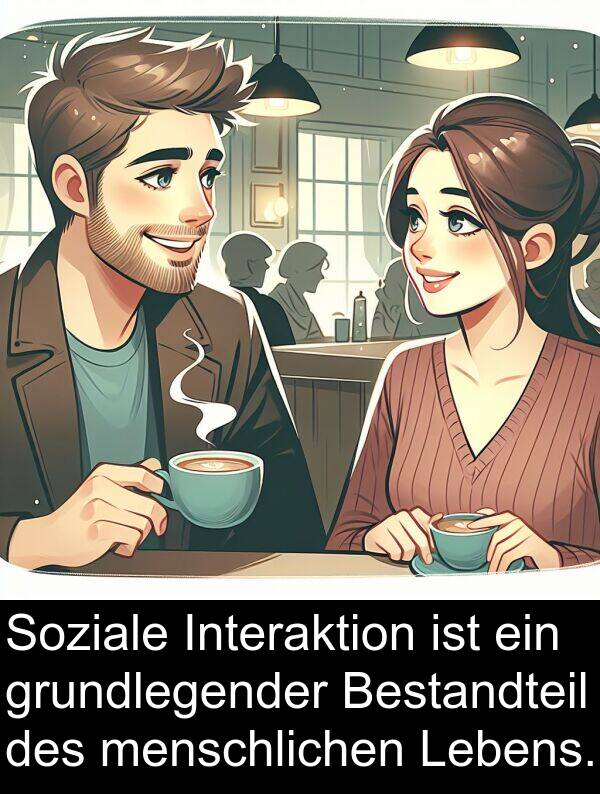 Soziale: Soziale Interaktion ist ein grundlegender Bestandteil des menschlichen Lebens.