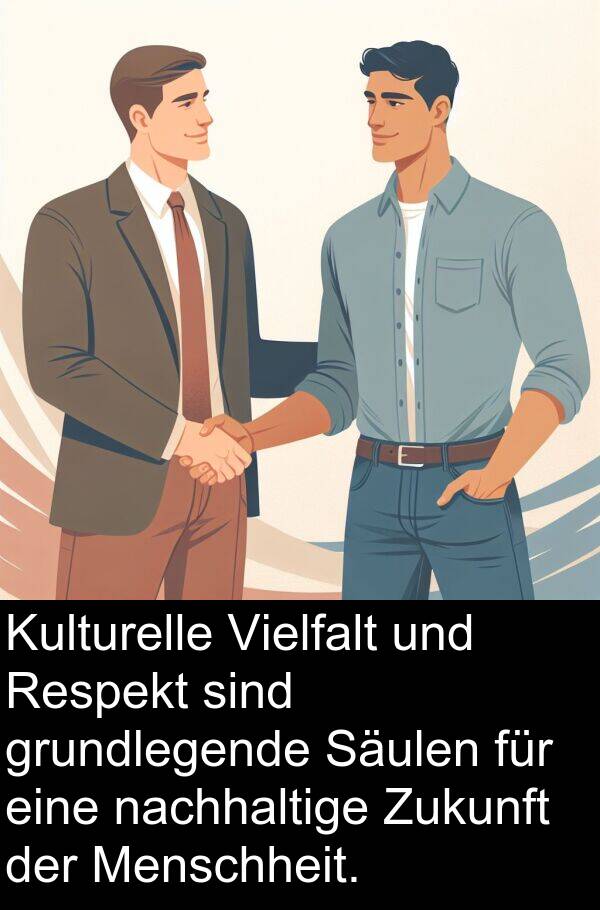 Respekt: Kulturelle Vielfalt und Respekt sind grundlegende Säulen für eine nachhaltige Zukunft der Menschheit.