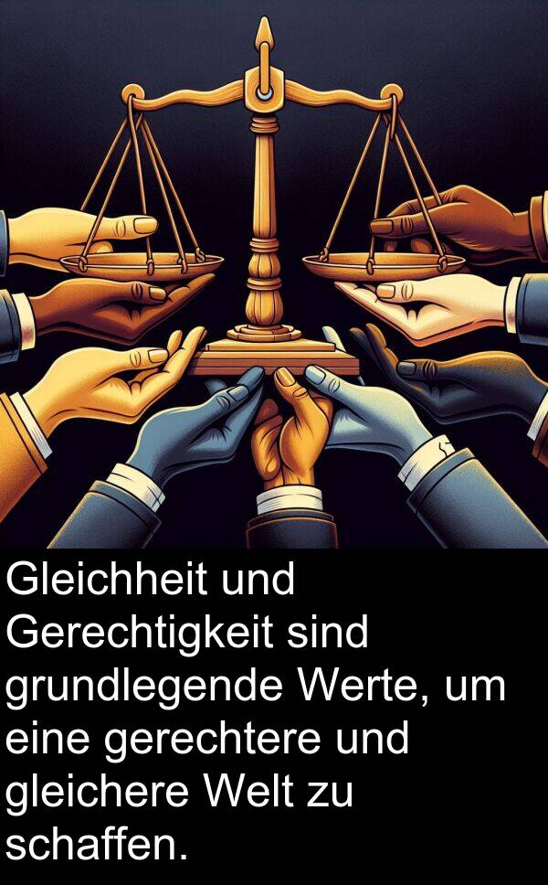 Gleichheit: Gleichheit und Gerechtigkeit sind grundlegende Werte, um eine gerechtere und gleichere Welt zu schaffen.