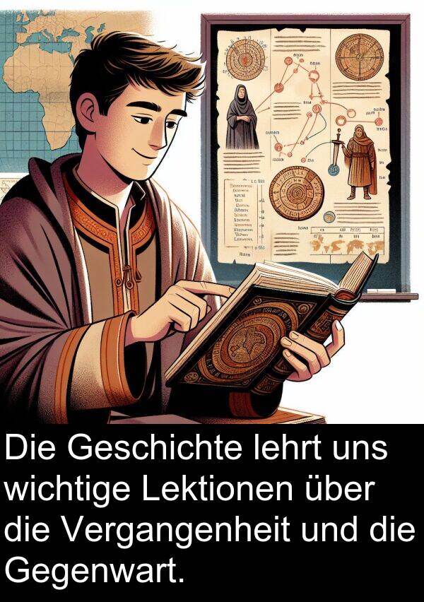 uns: Die Geschichte lehrt uns wichtige Lektionen über die Vergangenheit und die Gegenwart.