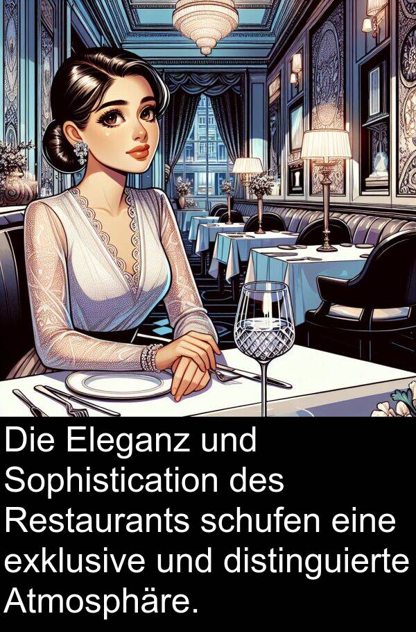 Restaurants: Die Eleganz und Sophistication des Restaurants schufen eine exklusive und distinguierte Atmosphäre.