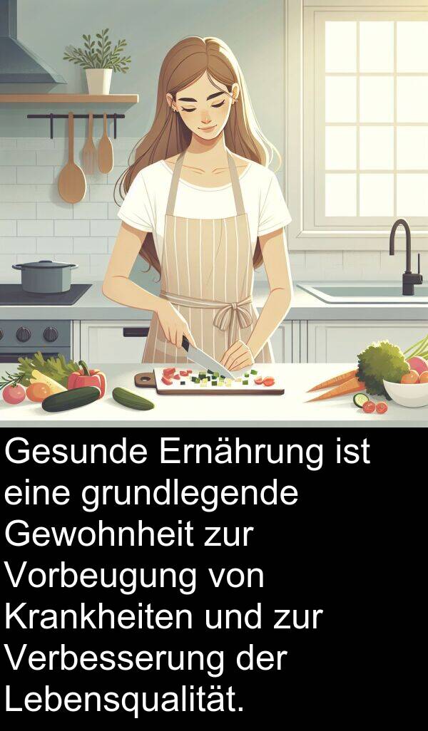 Gesunde: Gesunde Ernährung ist eine grundlegende Gewohnheit zur Vorbeugung von Krankheiten und zur Verbesserung der Lebensqualität.