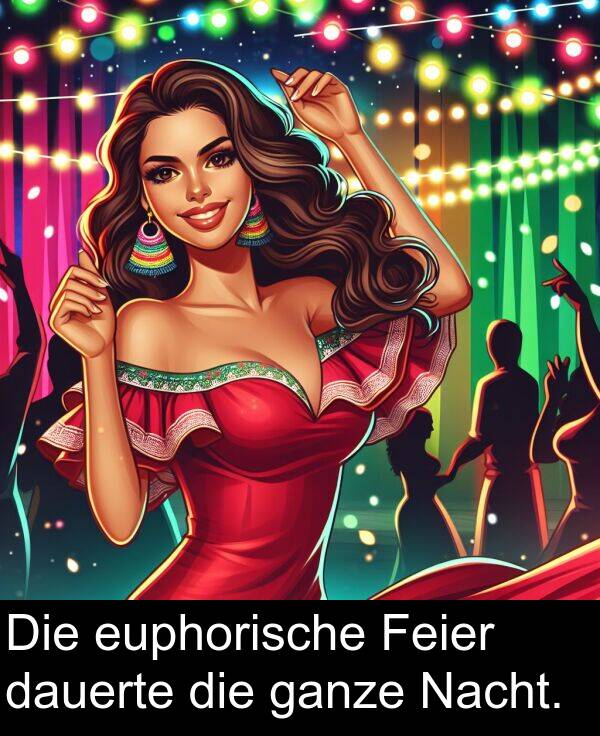 Feier: Die euphorische Feier dauerte die ganze Nacht.