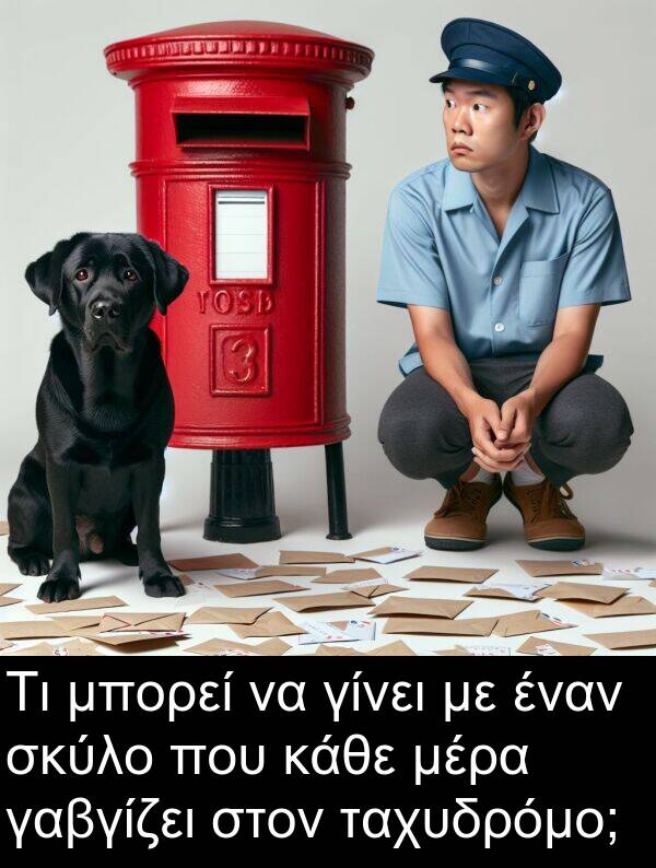 ταχυδρόμο: Τι μπορεί να γίνει με έναν σκύλο που κάθε μέρα γαβγίζει στον ταχυδρόμο;