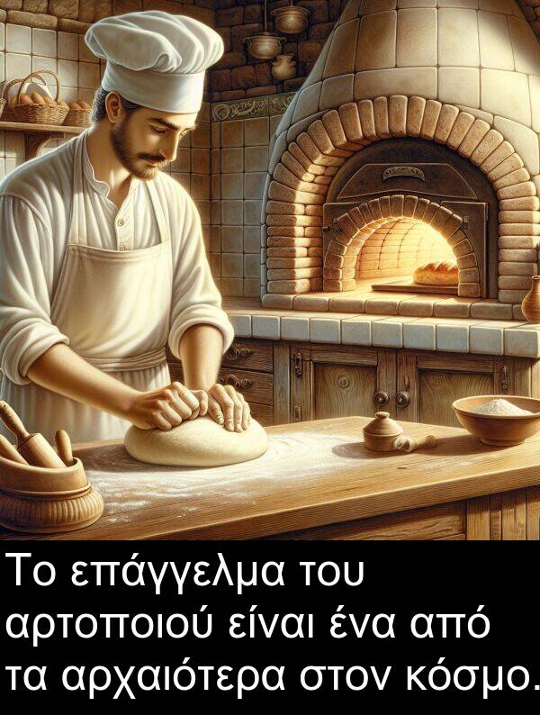 αρτοποιού: Το επάγγελμα του αρτοποιού είναι ένα από τα αρχαιότερα στον κόσμο.
