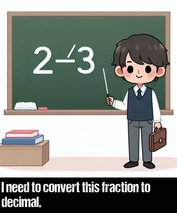 need: I need to convert this fraction to decimal.