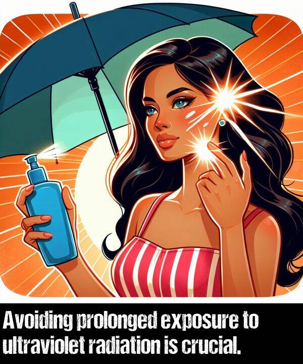 exposure: Avoiding prolonged exposure to ultraviolet radiation is crucial.