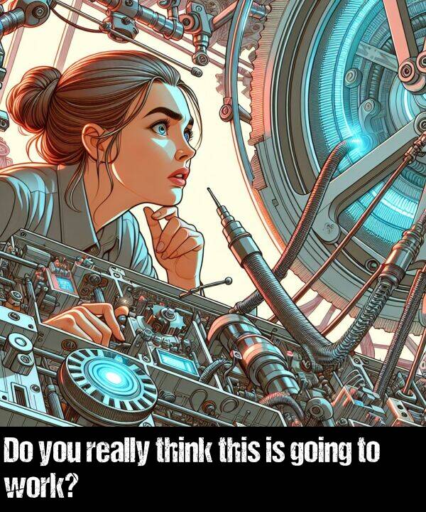work: Do you really think this is going to work?