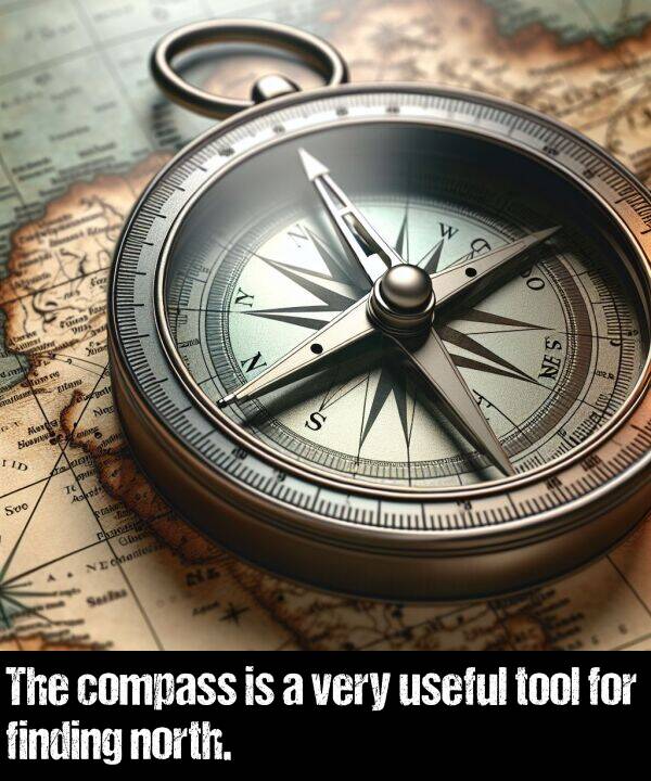 useful: The compass is a very useful tool for finding north.