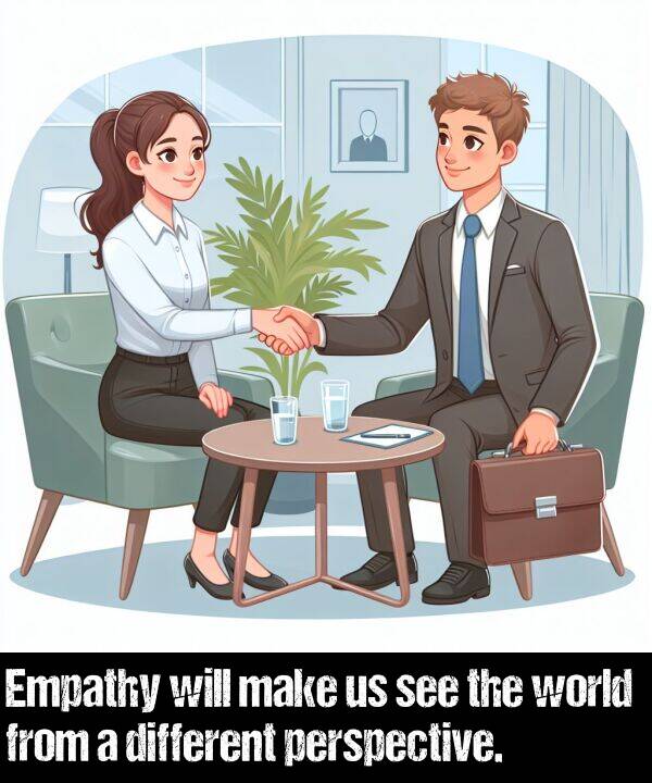 make: Empathy will make us see the world from a different perspective.