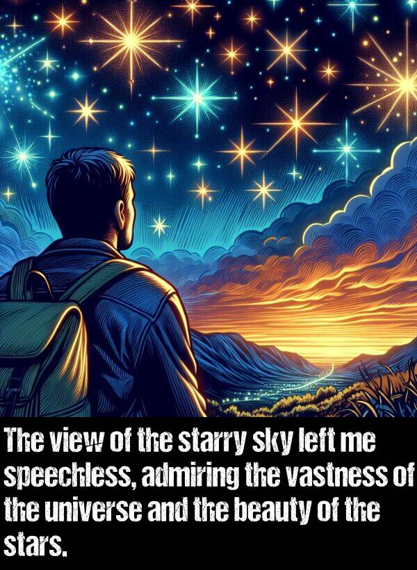 left: The view of the starry sky left me speechless, admiring the vastness of the universe and the beauty of the stars.