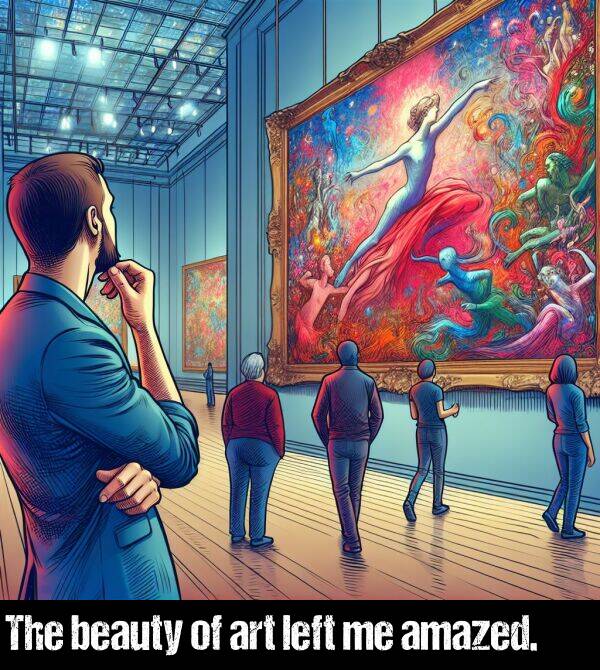 left: The beauty of art left me amazed.