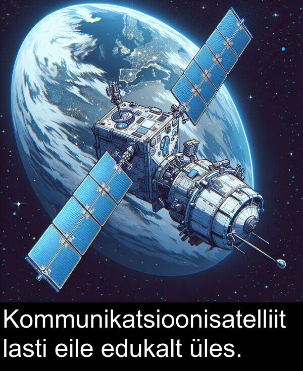 üles: Kommunikatsioonisatelliit lasti eile edukalt üles.