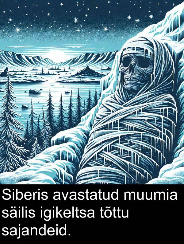 igikeltsa: Siberis avastatud muumia säilis igikeltsa tõttu sajandeid.