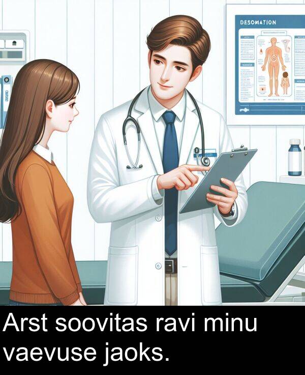 minu: Arst soovitas ravi minu vaevuse jaoks.