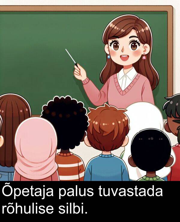 tuvastada: Õpetaja palus tuvastada rõhulise silbi.