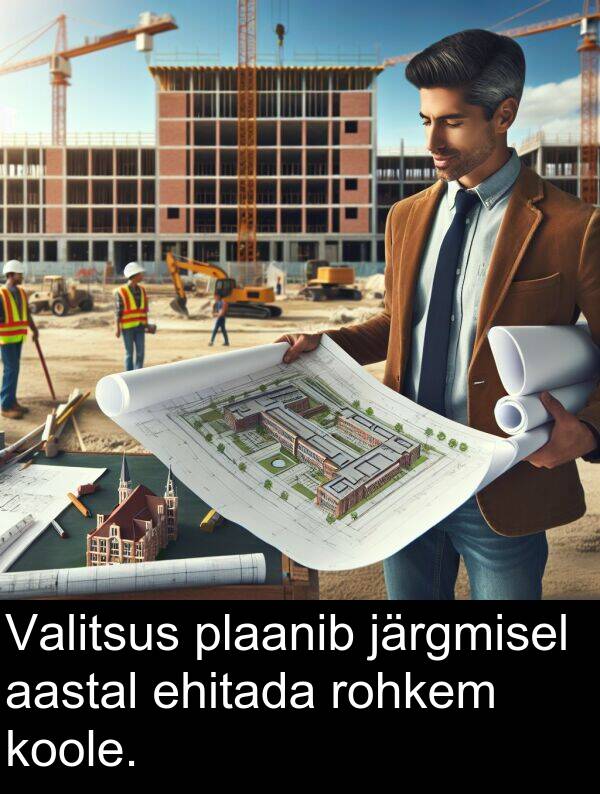 koole: Valitsus plaanib järgmisel aastal ehitada rohkem koole.