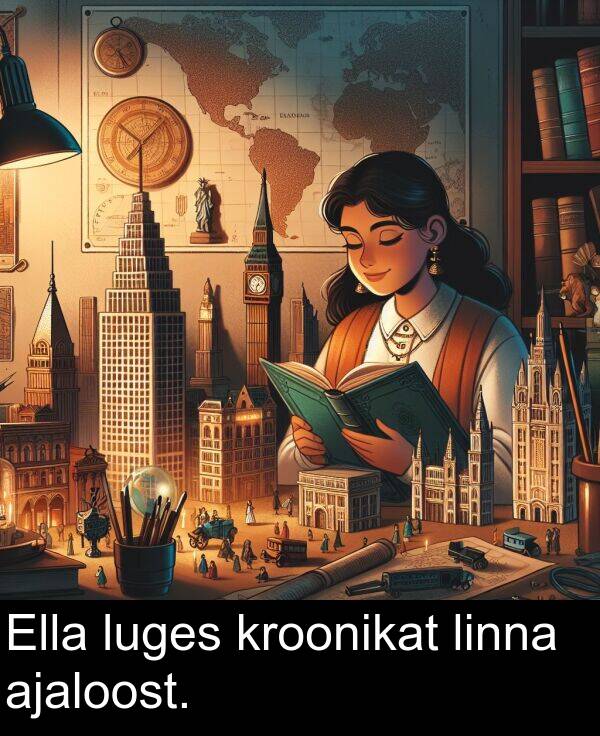luges: Ella luges kroonikat linna ajaloost.