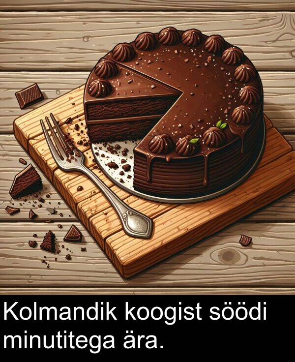 koogist: Kolmandik koogist söödi minutitega ära.
