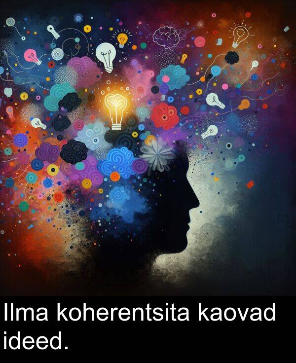 koherentsita: Ilma koherentsita kaovad ideed.