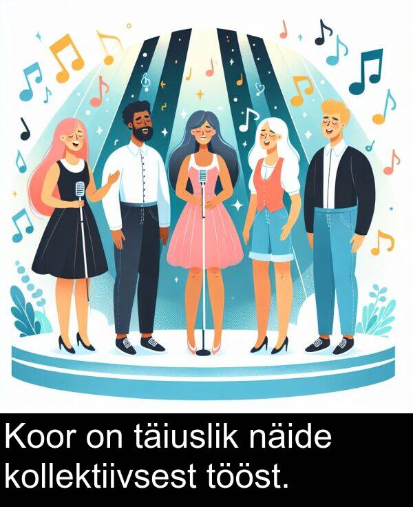 tööst: Koor on täiuslik näide kollektiivsest tööst.