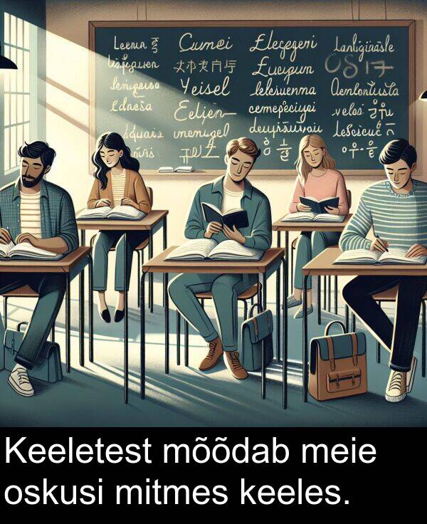 mitmes: Keeletest mõõdab meie oskusi mitmes keeles.
