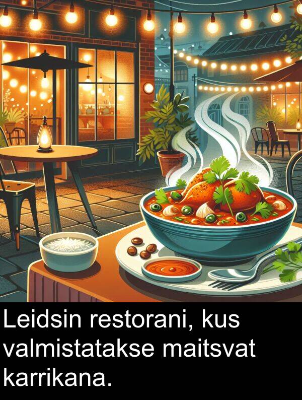 kus: Leidsin restorani, kus valmistatakse maitsvat karrikana.