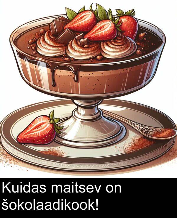 šokolaadikook: Kuidas maitsev on šokolaadikook!