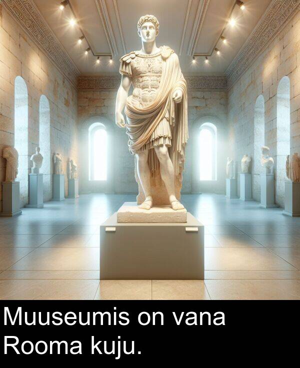 kuju: Muuseumis on vana Rooma kuju.