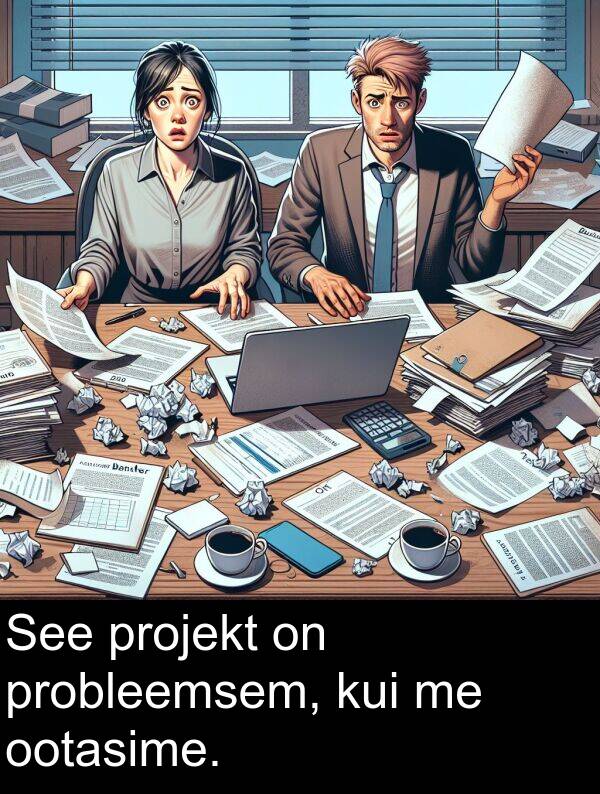 kui: See projekt on probleemsem, kui me ootasime.