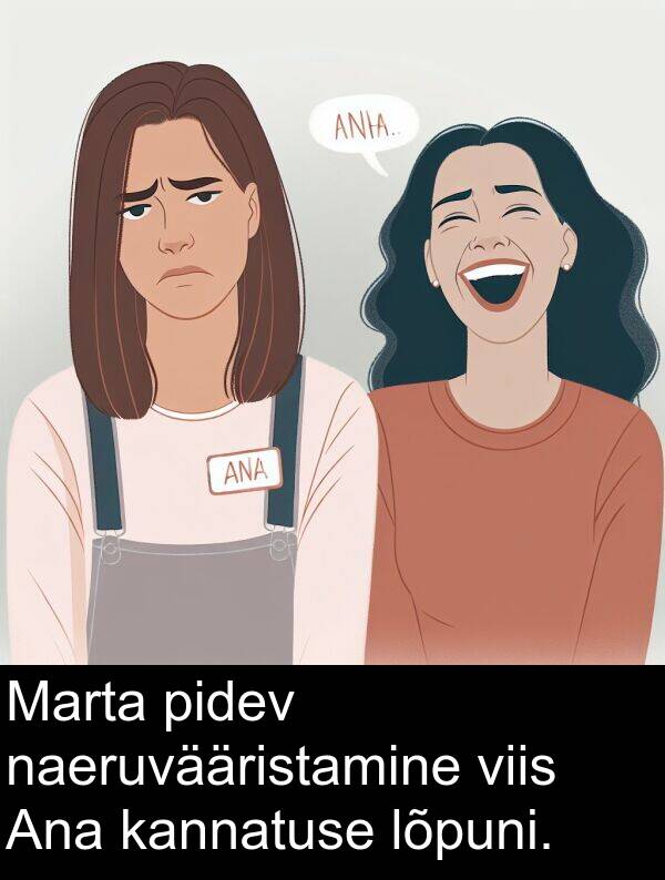 lõpuni: Marta pidev naeruvääristamine viis Ana kannatuse lõpuni.