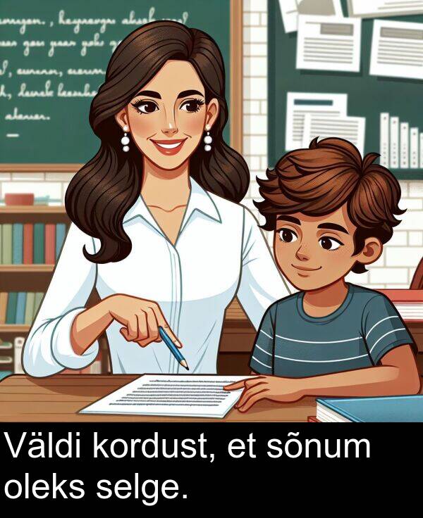 sõnum: Väldi kordust, et sõnum oleks selge.