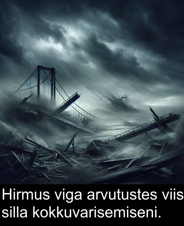 viga: Hirmus viga arvutustes viis silla kokkuvarisemiseni.