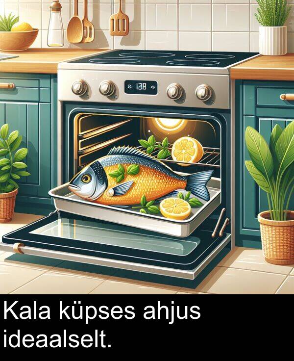 küpses: Kala küpses ahjus ideaalselt.