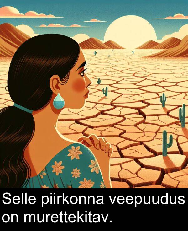 murettekitav: Selle piirkonna veepuudus on murettekitav.