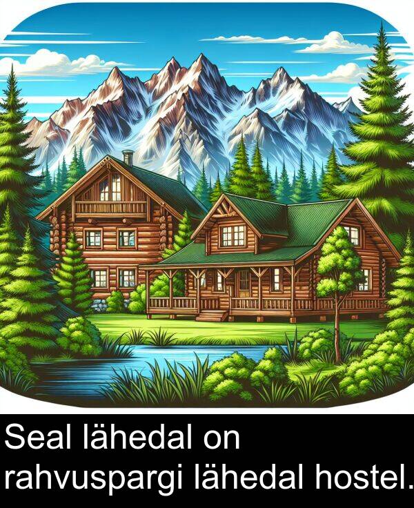 hostel: Seal lähedal on rahvuspargi lähedal hostel.