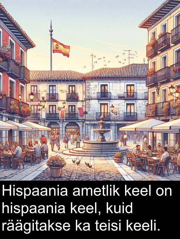 hispaania: Hispaania ametlik keel on hispaania keel, kuid räägitakse ka teisi keeli.