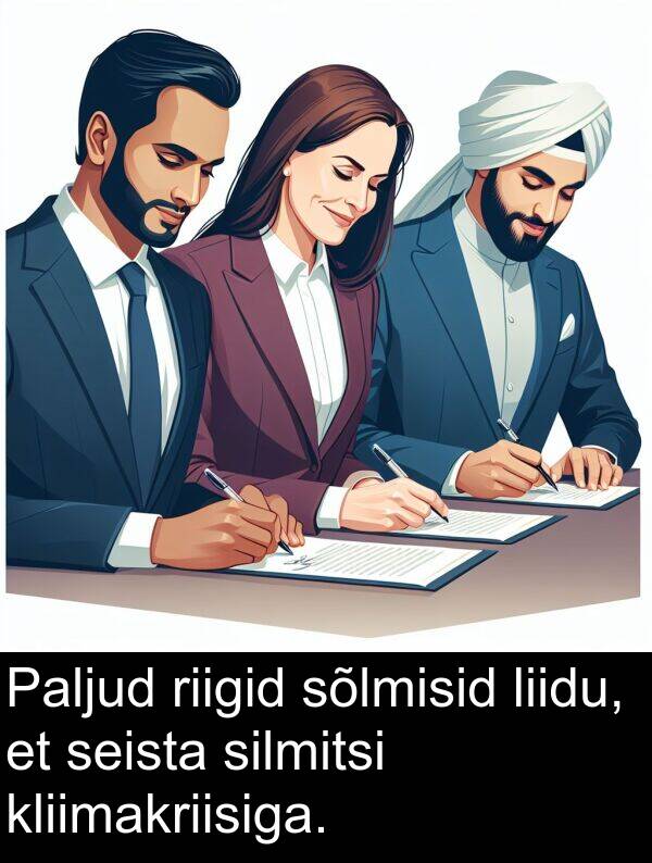 sõlmisid: Paljud riigid sõlmisid liidu, et seista silmitsi kliimakriisiga.