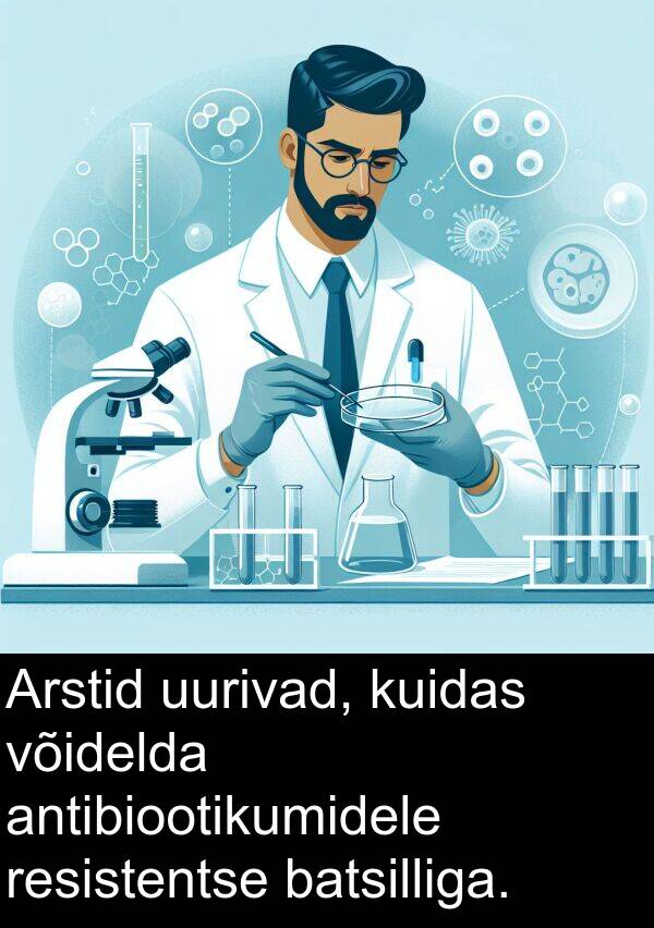 batsilliga: Arstid uurivad, kuidas võidelda antibiootikumidele resistentse batsilliga.