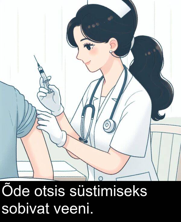 veeni: Õde otsis süstimiseks sobivat veeni.