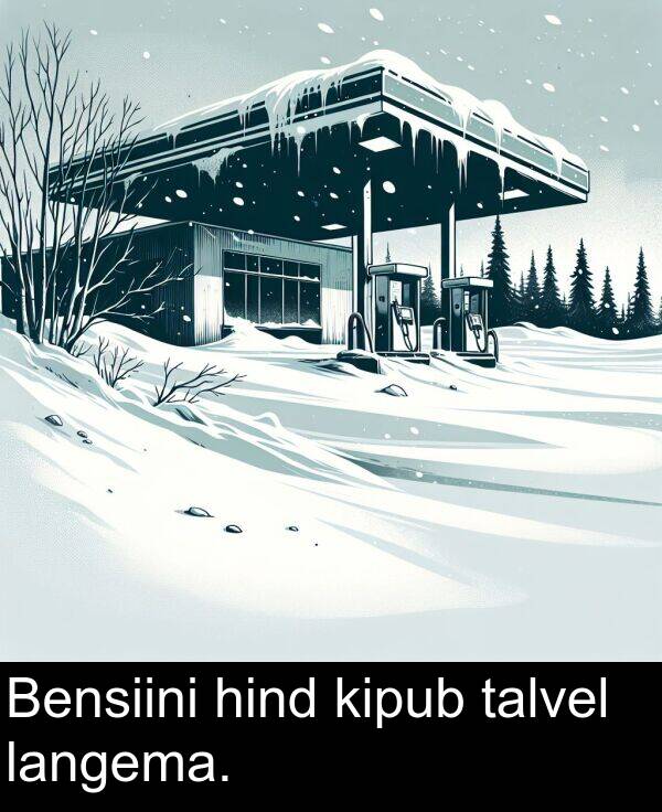 hind: Bensiini hind kipub talvel langema.