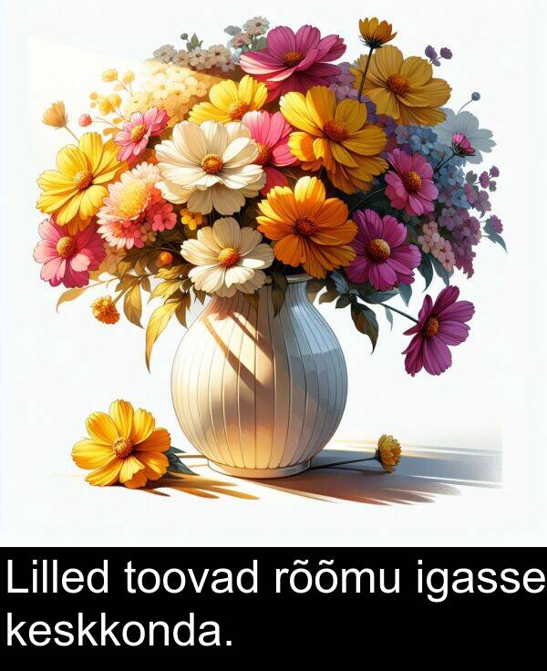 toovad: Lilled toovad rõõmu igasse keskkonda.