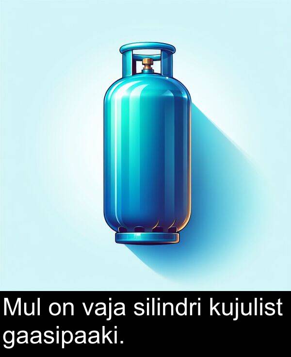 gaasipaaki: Mul on vaja silindri kujulist gaasipaaki.