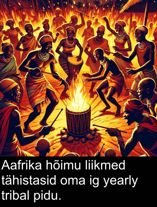 tähistasid: Aafrika hõimu liikmed tähistasid oma ig yearly tribal pidu.