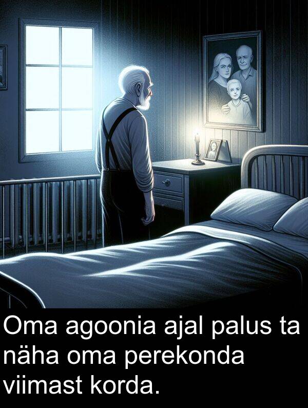 korda: Oma agoonia ajal palus ta näha oma perekonda viimast korda.