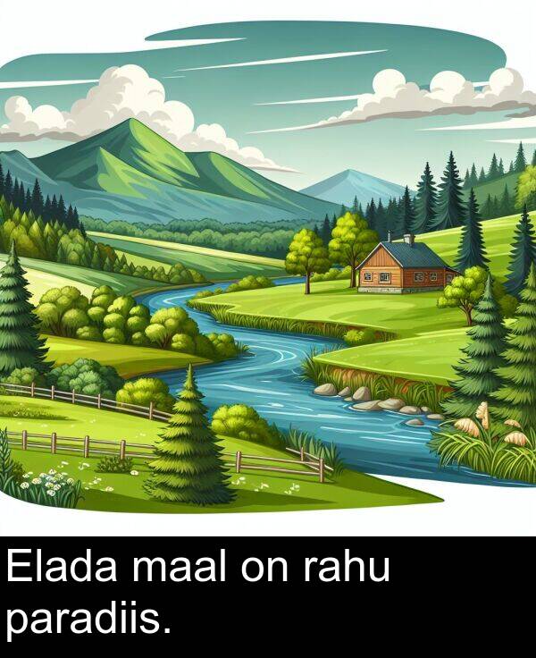rahu: Elada maal on rahu paradiis.